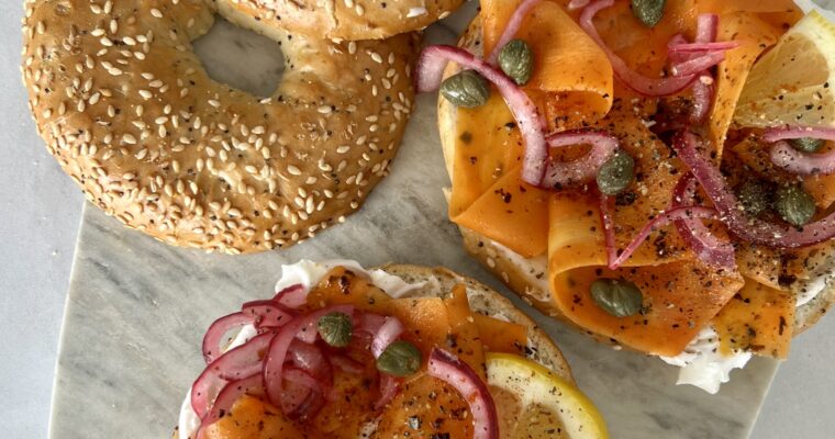 vegan carrot lox