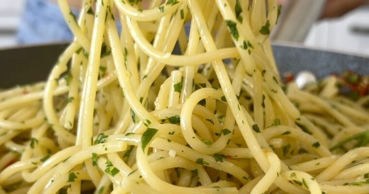 spaghetti aglio olio