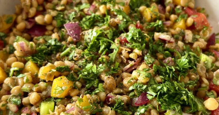 berbere lentil salad