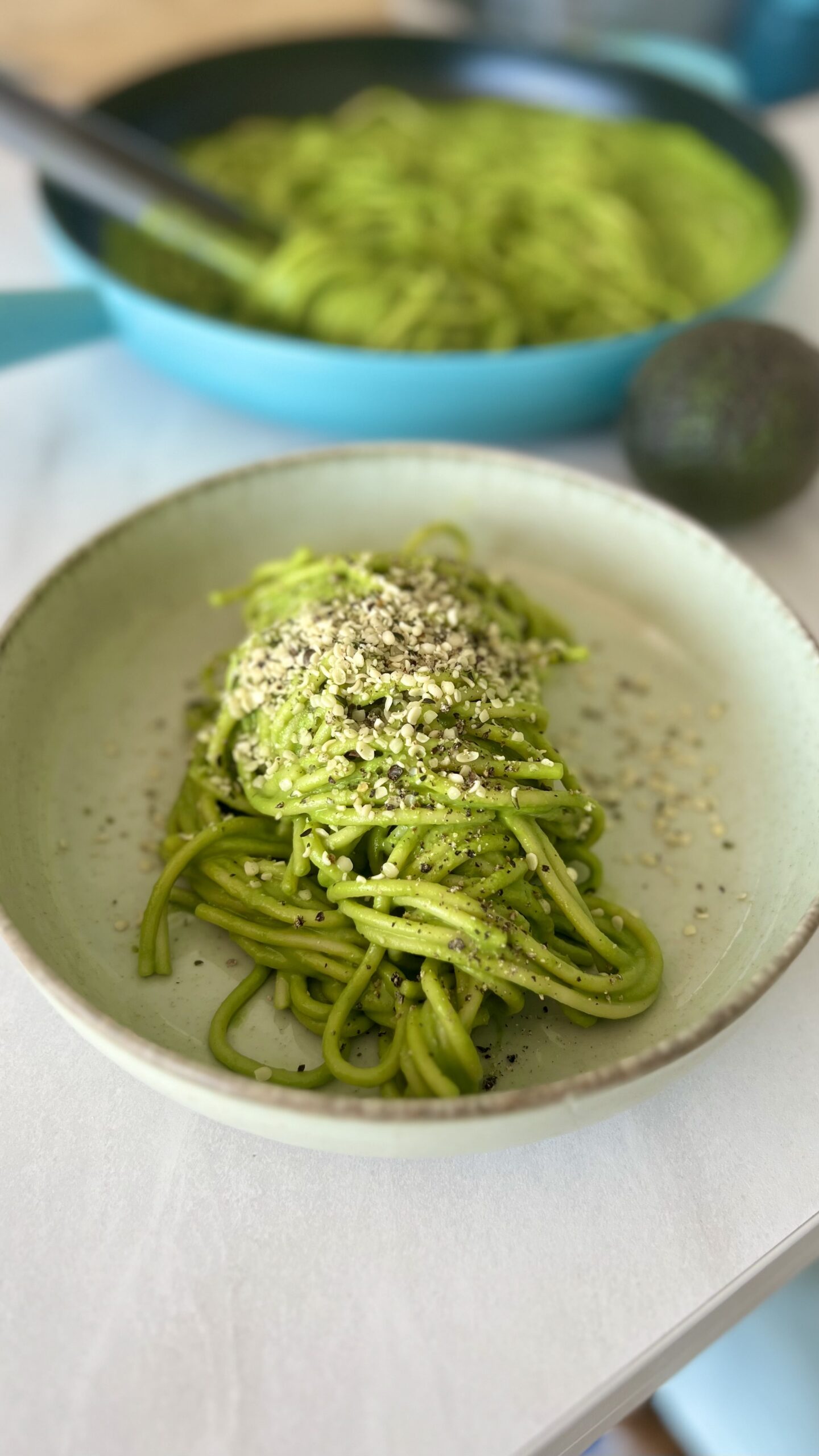 green pasta