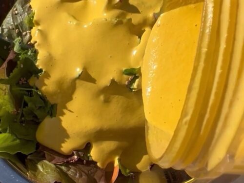 Golden Tahini Salad Dressing